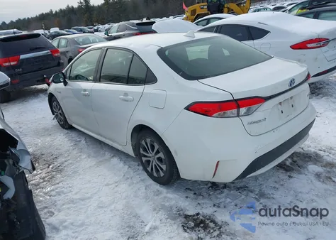 2020 Toyota Corolla Hybrid Le from USA, damaged, VIN JTDEBRBE1LJ015215